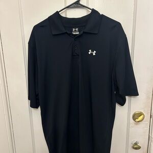 Under Armour Men's Polo in Classic Black